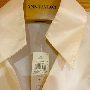 Ann Taylor flare skirt and wrap top